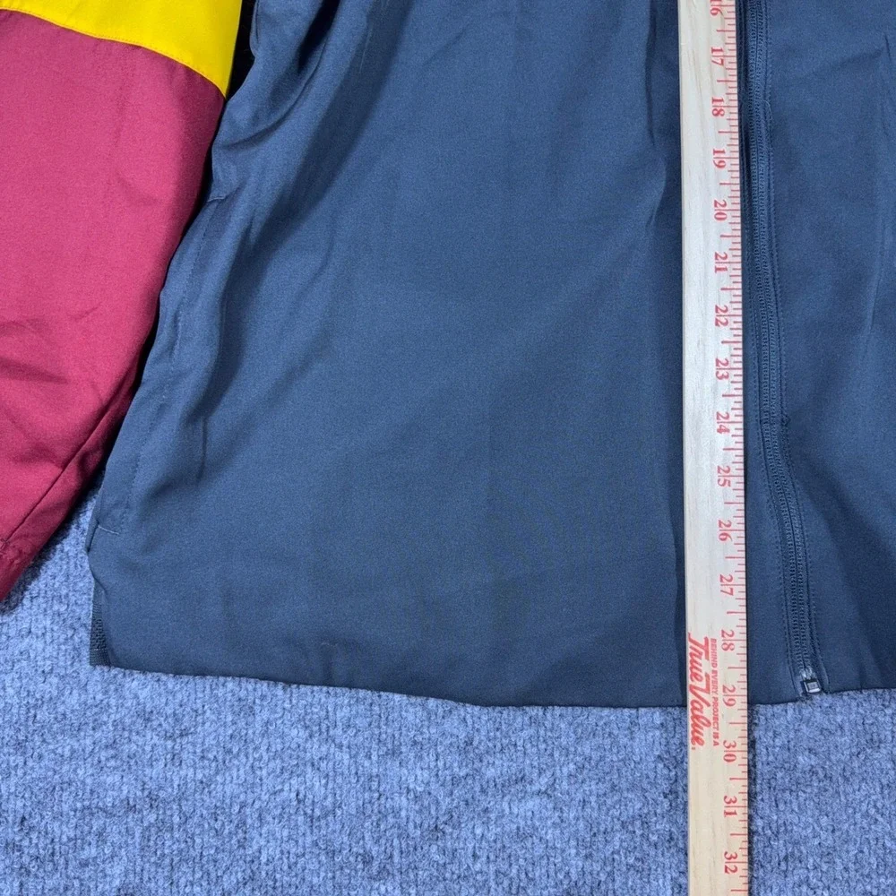 Nike Iowa State Cyclones Jacket Mens XXL Grey Red Yellow Full Zip Dri-FIT Hooded